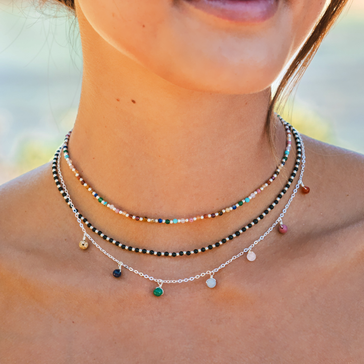 Lotus and Luna: Master Healer Healing Necklace 2mm (Silver)