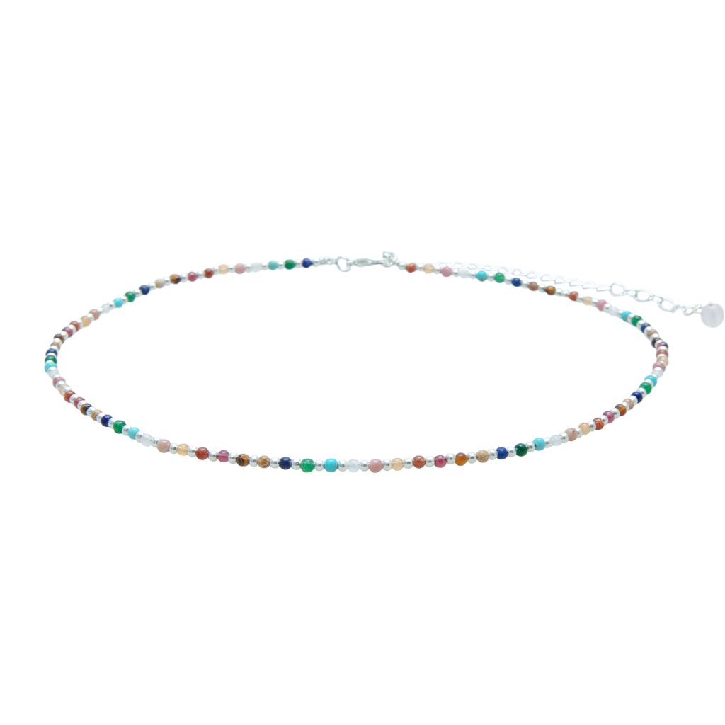 Lotus and Luna: Master Healer Healing Necklace 2mm (Silver)