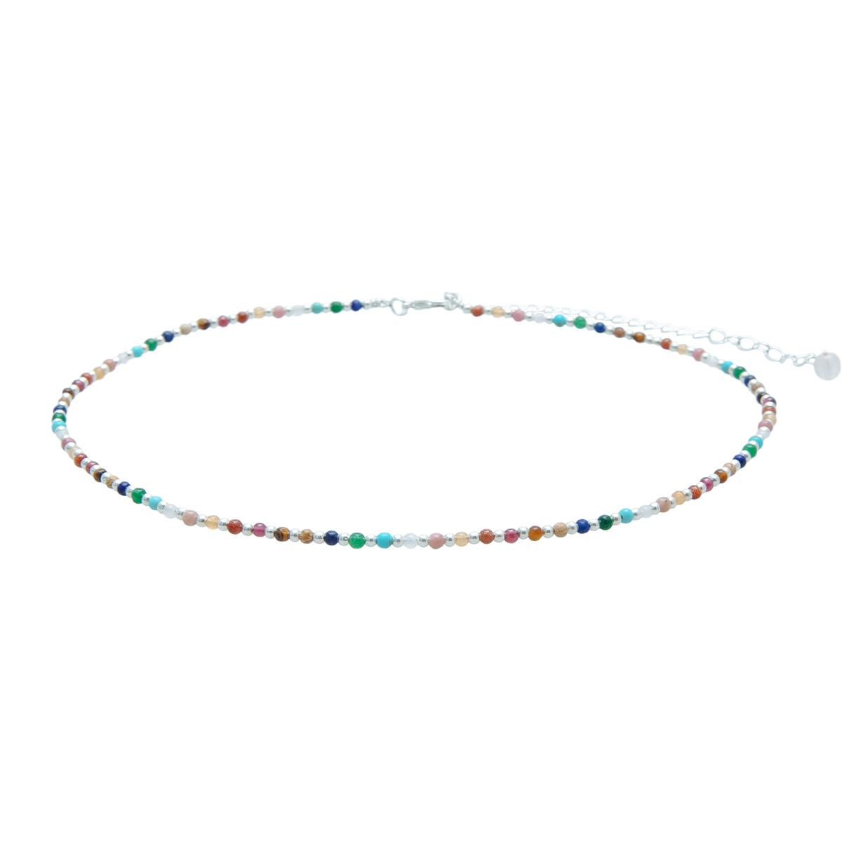Lotus and Luna: Master Healer Healing Necklace 2mm (Silver)