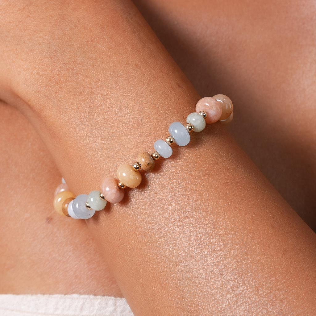 Lotus and Luna: Move Mountains Statement Healing Bracelet
