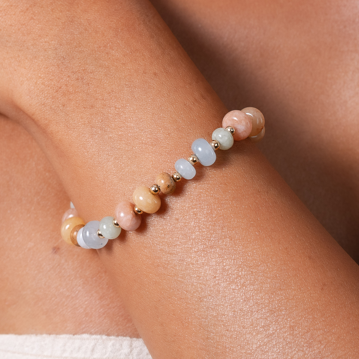 Lotus and Luna: Move Mountains Statement Healing Bracelet