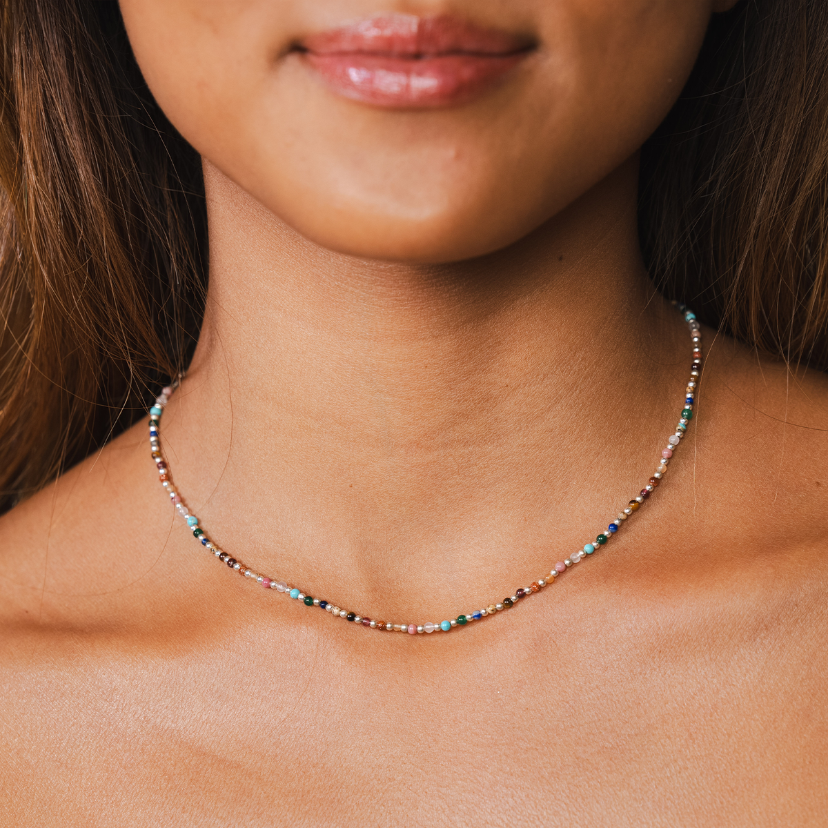 Lotus and Luna: Master Healer Healing Necklace 2mm (Silver)