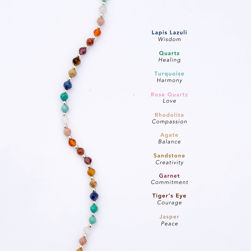 Lotus and Luna: Master Healer 3mm Bracelet (Silver)