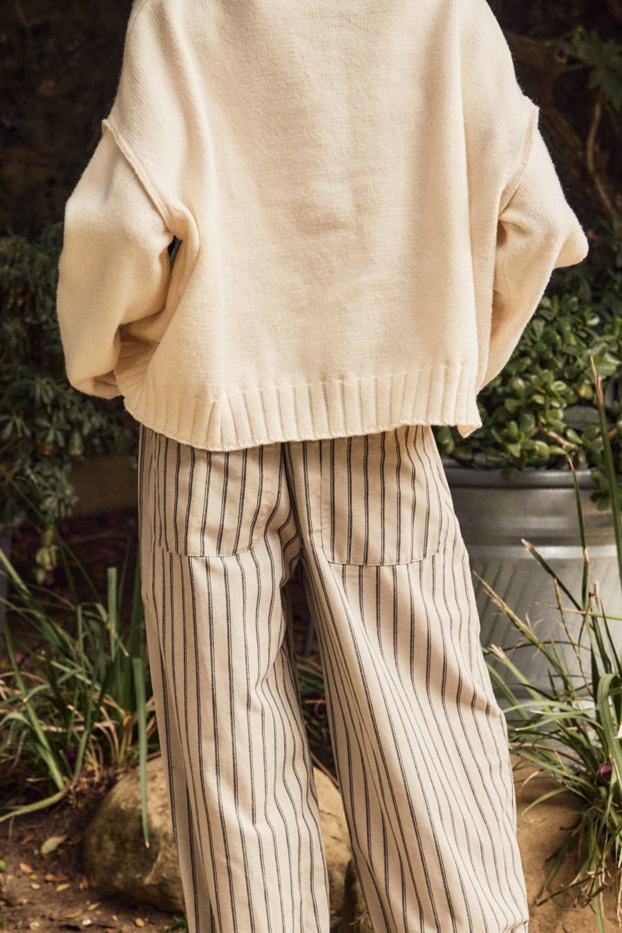 Oddi: Patchwork Knit Sweater