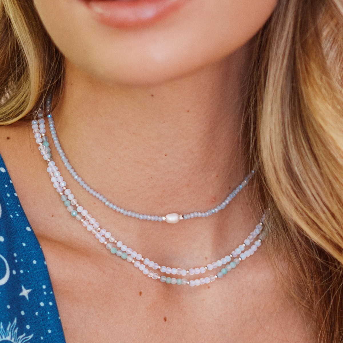 Lotus and Luna: "Sky's The Limit " Goddess Necklace