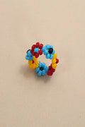 Josslyn: BEADED FLOWER STRETCH RINGS