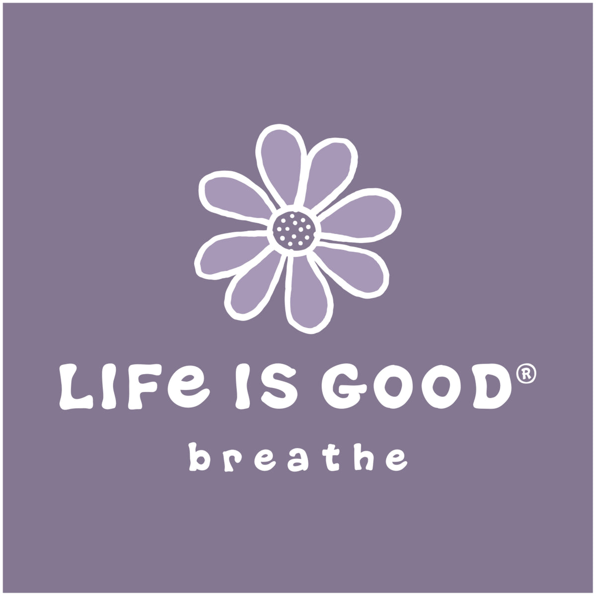 Life Is Good: WOMEN'S FRESH DAISY BREATHE SHORT SLEEVE CRUSHER TEE