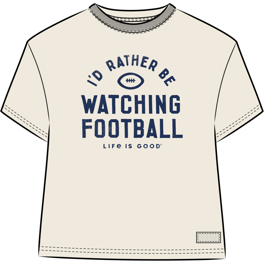 Life is Good: Women’s I’d Rather Be Watching Football Tee